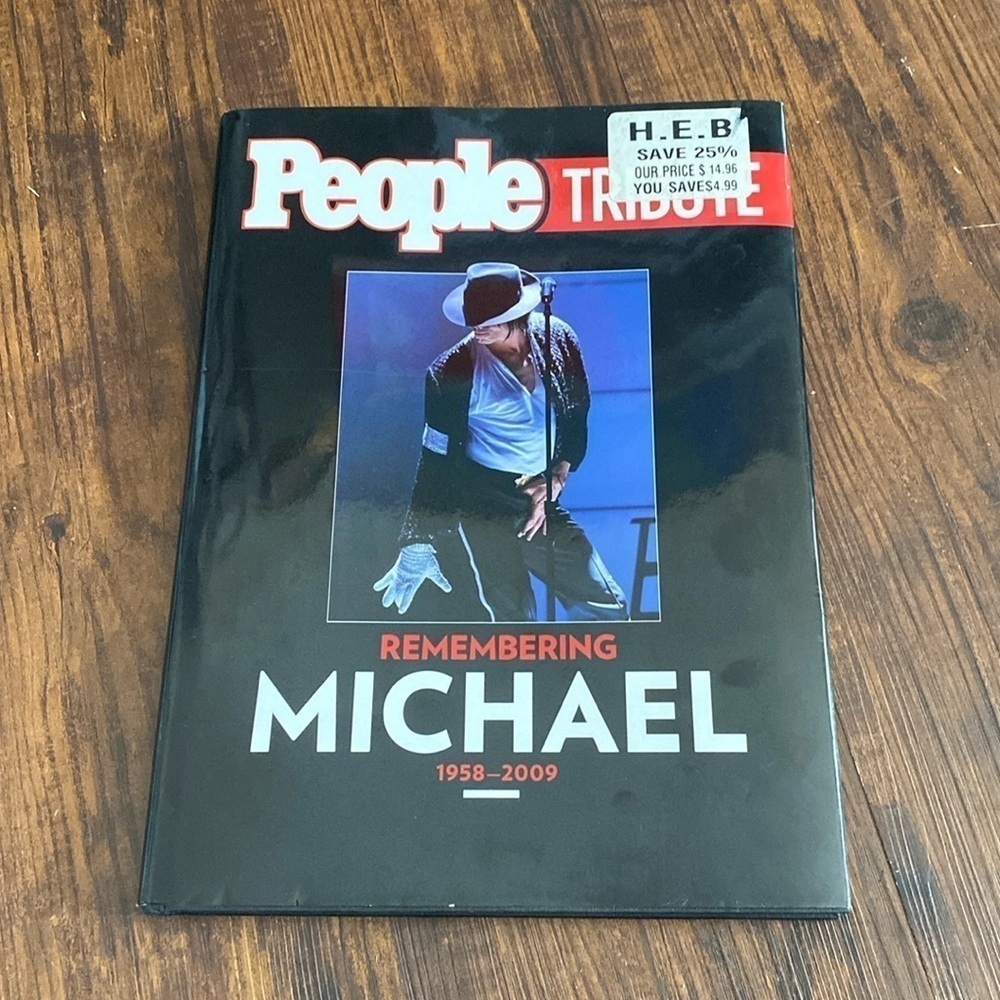 People Tribute Remembering  Michael Jackson 1958-2009 Hardcover Book